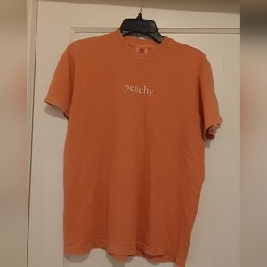Peachy Orange Men's Short Sleeve Tee